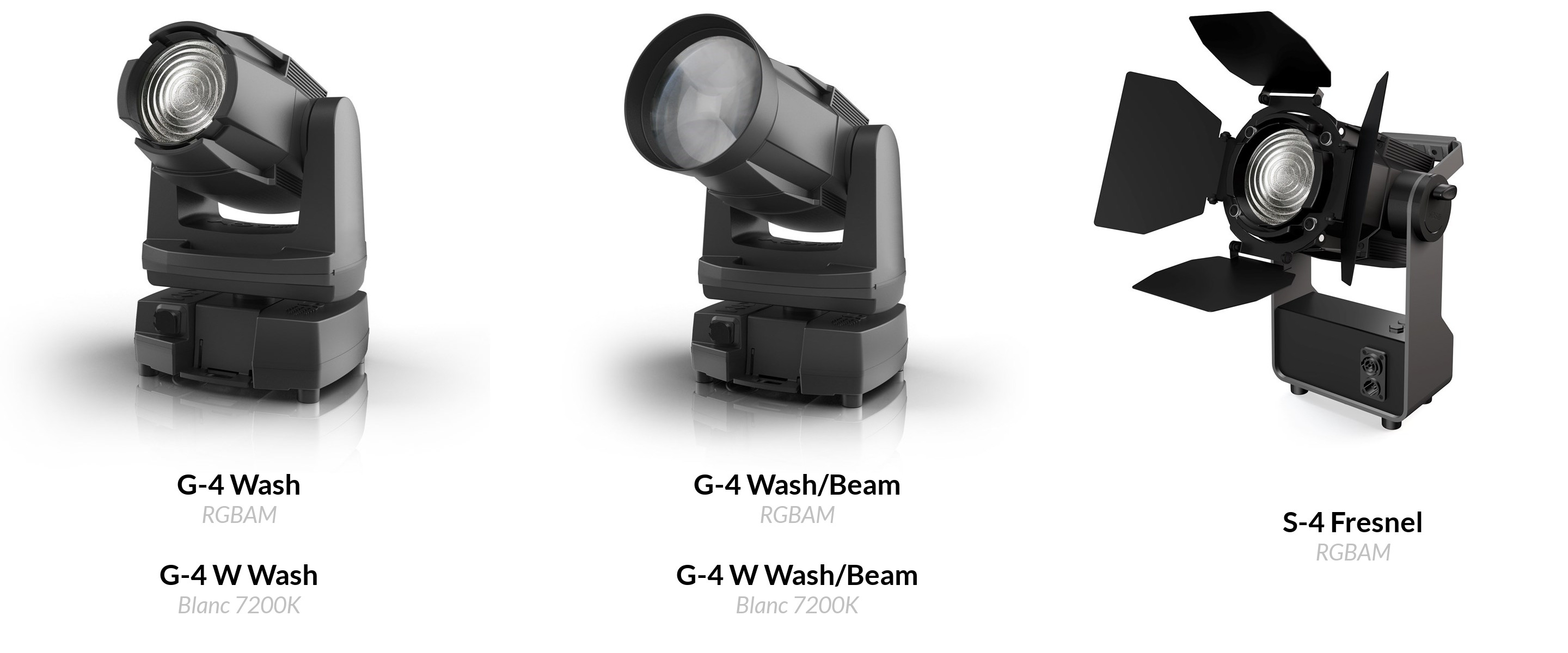 Série G-4 : 5 nouveaux Wash LED